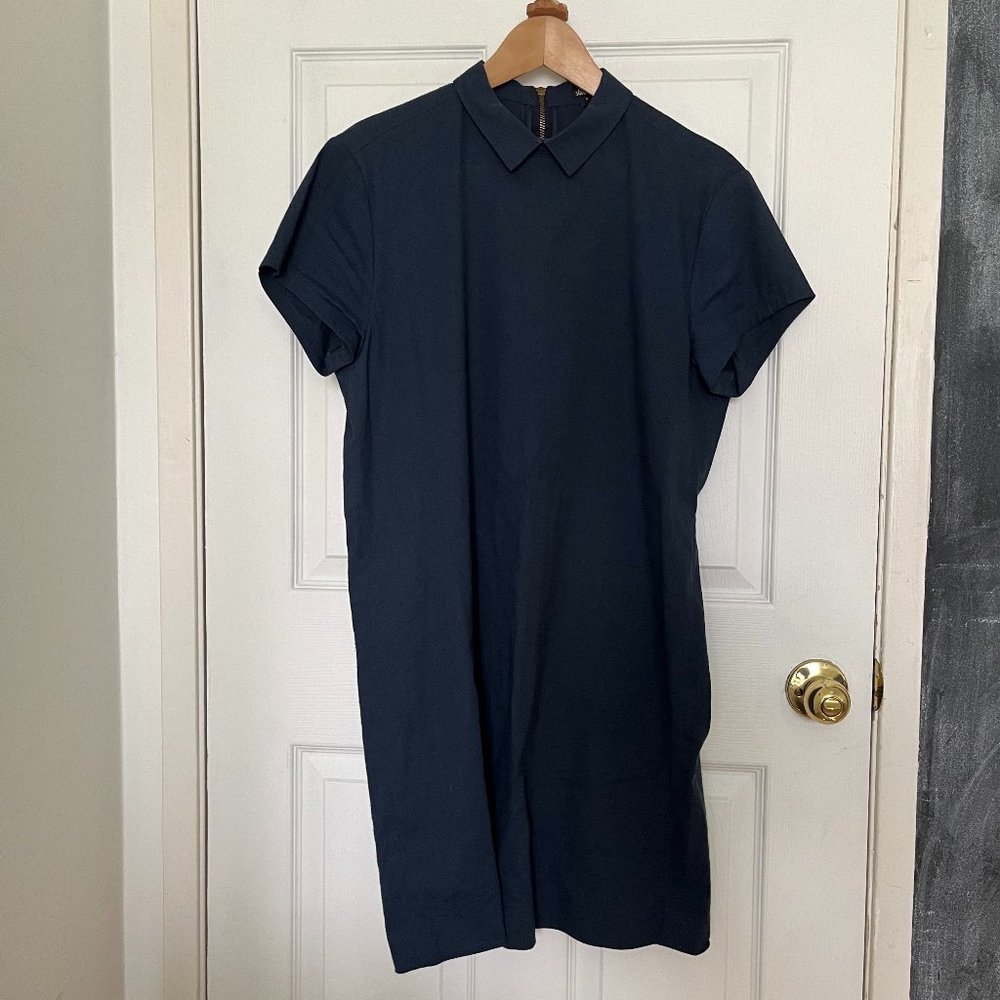 Steven Alan Linen Collared Midi Dress